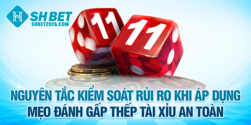 Nguyên tắc kiểm soát rủi ro khi áp dụng mẹo đánh gấp thếp Tài Xỉu an toàn